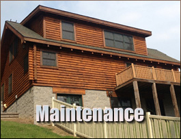  Thornville, Ohio Log Home Maintenance