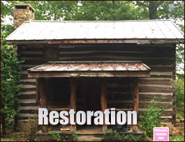 Historic Log Cabin Restoration  Thornville, Ohio